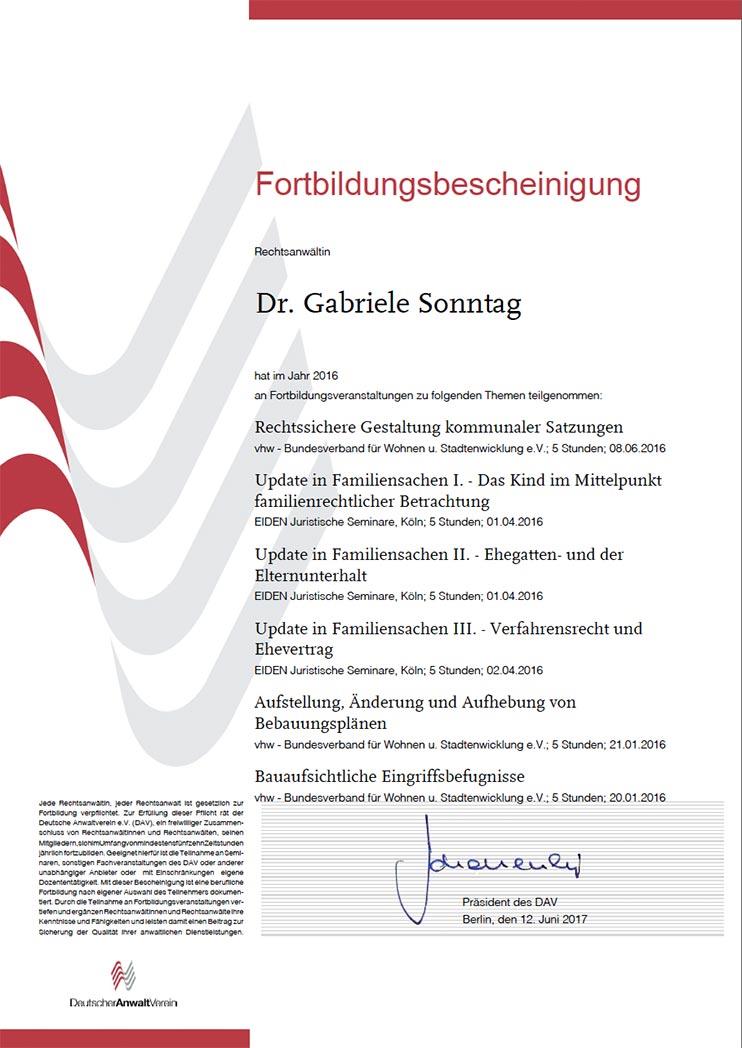 Fortbildungsbescheinigung Fortbildungsbescheinigung-2016